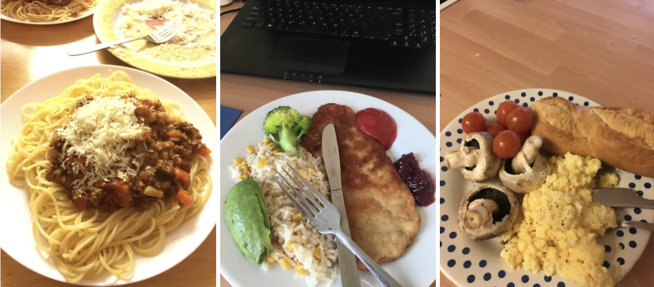 Early levels of my cooking skill